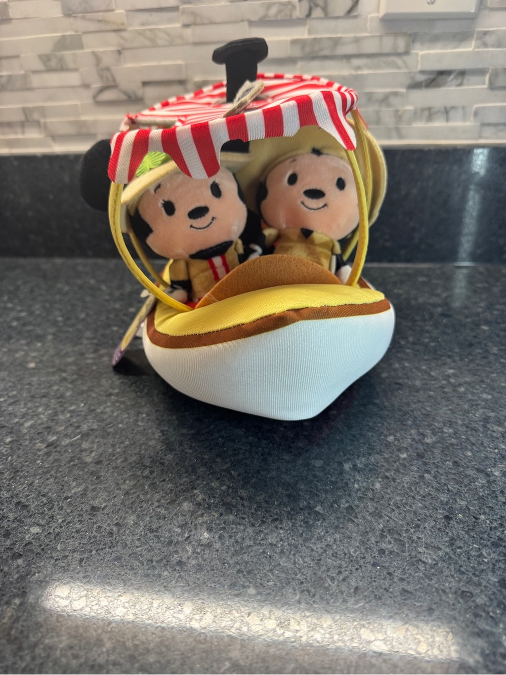 NWT Hallmark 50th anniversary Disney Itty Bittys Mickey & Minnie Jungle Boat